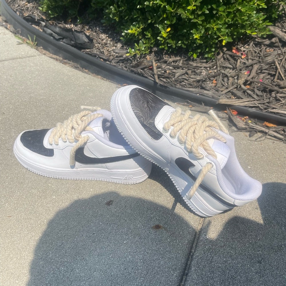 Custom Nike Air Force 1s!!